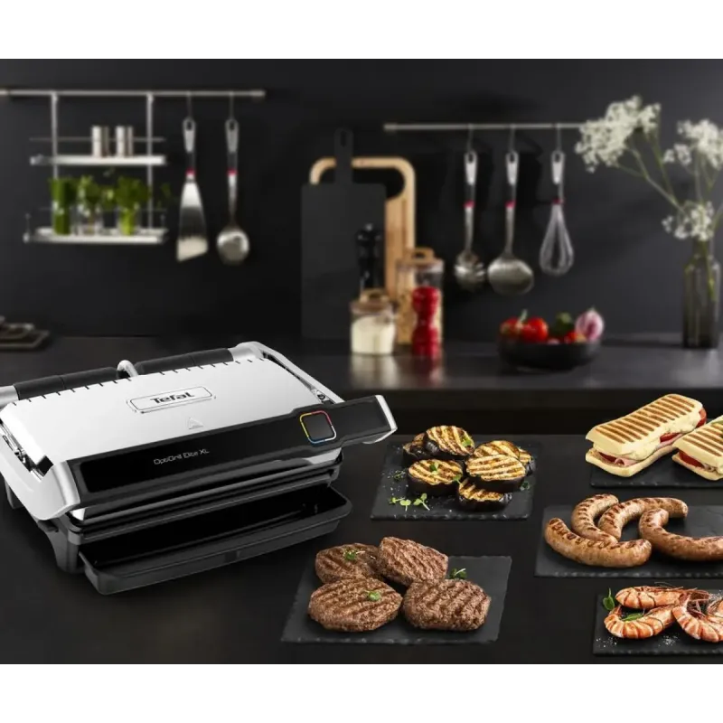 Гриль-барбекю электрический Tefal OptiGrill Elite XL GC760D30