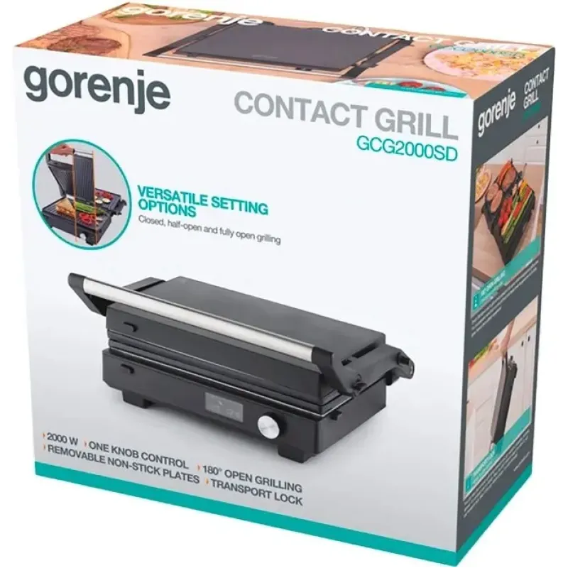 Гриль-барбекю электрический Gorenje GCG2000SD