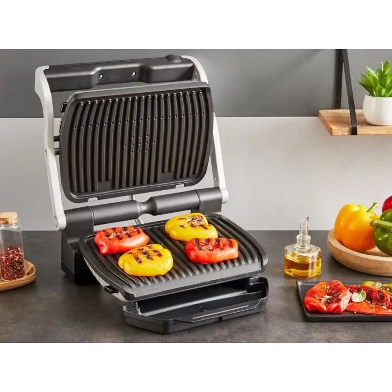 Гриль-барбекю электрический Tefal OptiGrill+ GC717D10