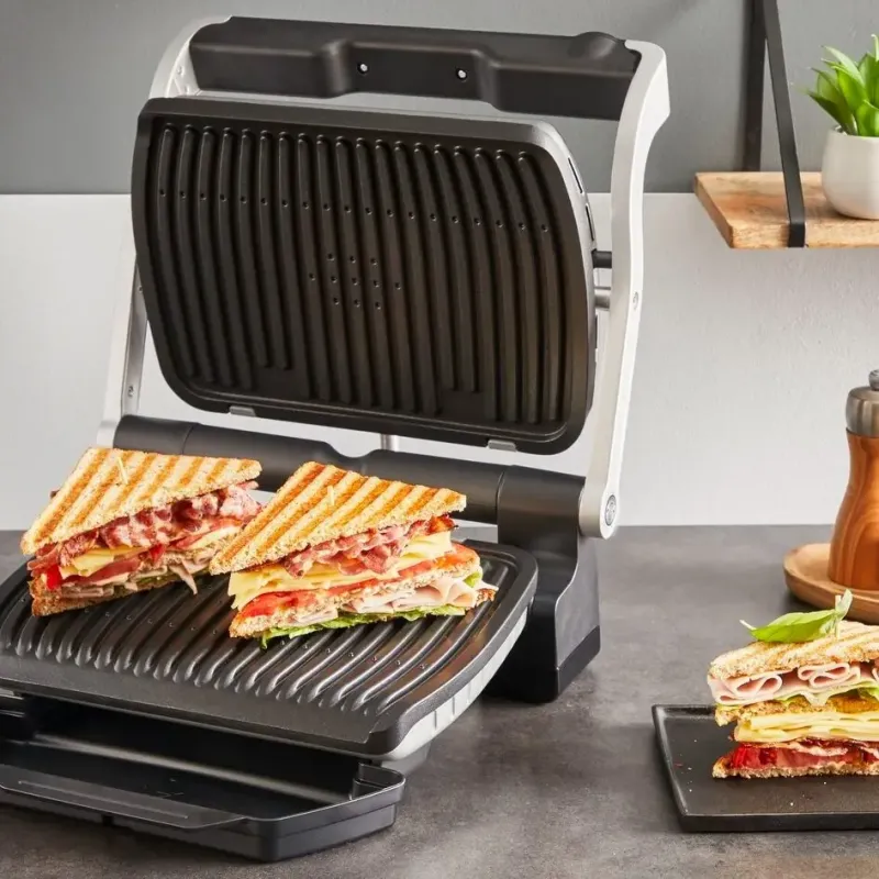 Гриль-барбекю электрический Tefal OptiGrill+ GC717D10