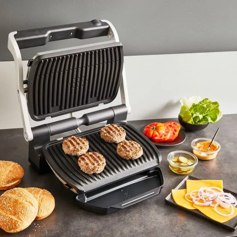 Гриль-барбекю электрический Tefal OptiGrill+ GC717D10