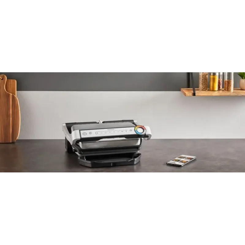 Гриль-барбекю электрический Tefal OptiGrill+ GC717D10