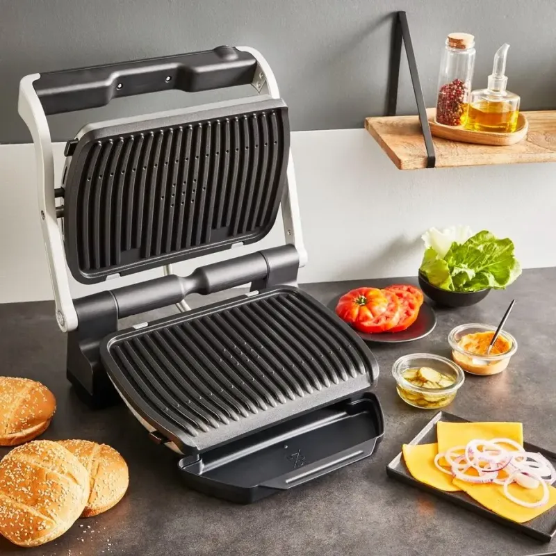 Гриль-барбекю электрический Tefal OptiGrill+ GC717D10