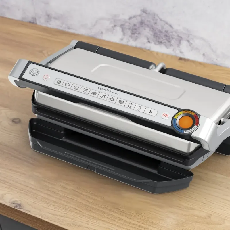 Гриль-барбекю электрический Tefal OptiGrill+ XL GC727D10