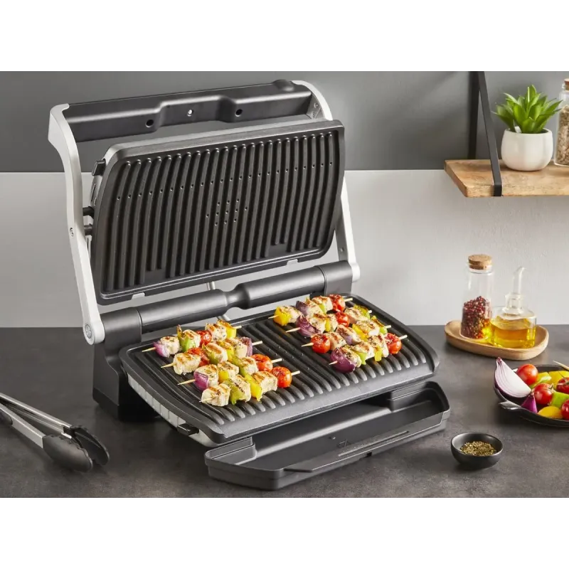 Гриль-барбекю электрический Tefal OptiGrill+ XL GC727D10