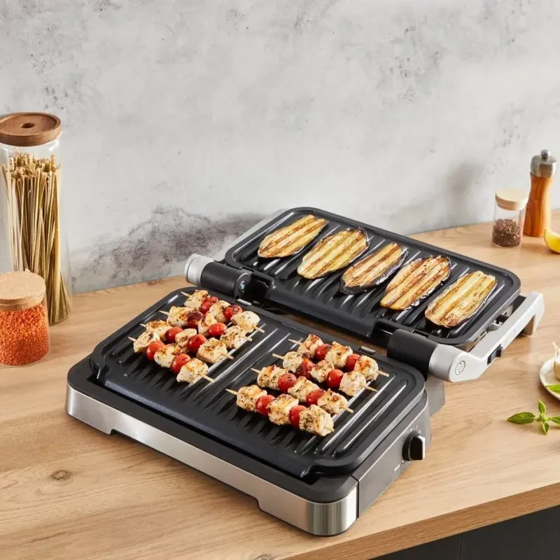 Гриль-барбекю электрический Tefal OptiGrill 2in1 XL GC782D30