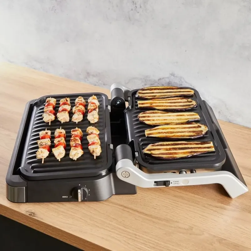 Гриль-барбекю электрический Tefal OptiGrill 2in1 XL GC782D30