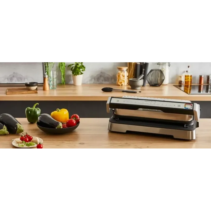 Гриль-барбекю электрический Tefal OptiGrill 2in1 XL GC782D30