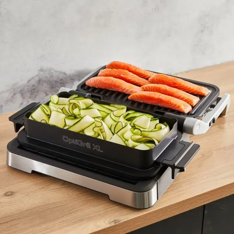 Гриль-барбекю электрический Tefal OptiGrill 4in1 XL GC784D30