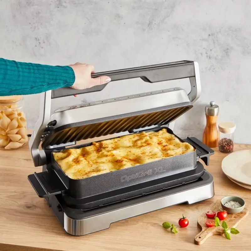 Гриль-барбекю электрический Tefal OptiGrill 4in1 XL GC784D30