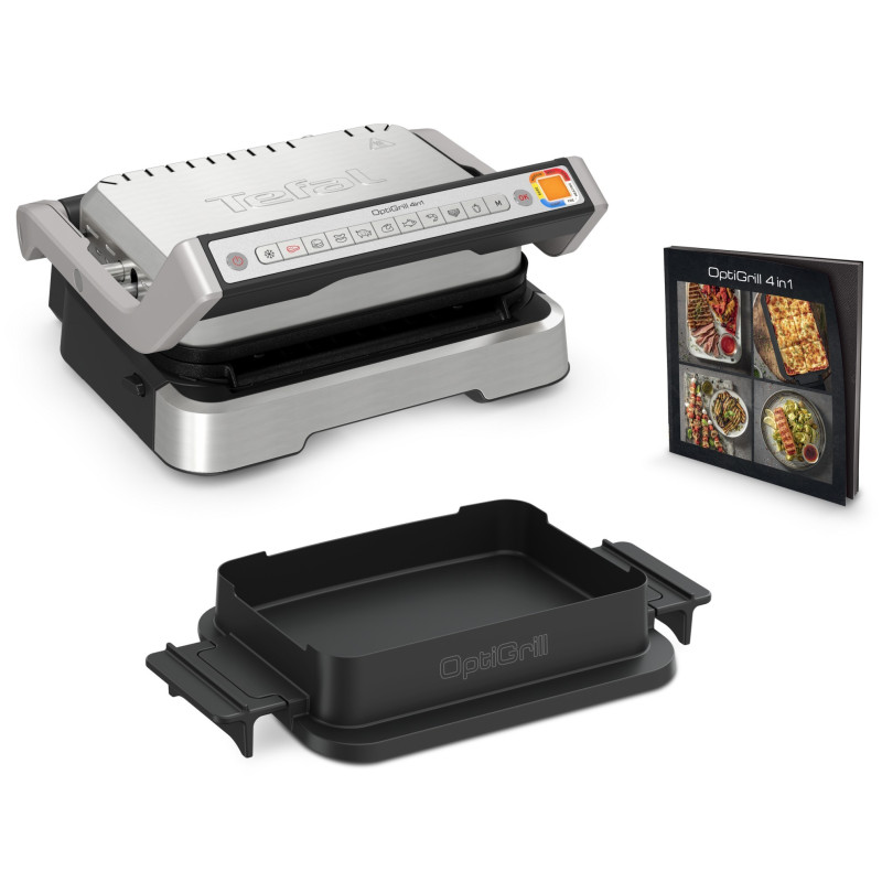 Гриль-барбекю електричний Tefal OptiGrill 4in1 GC774D30