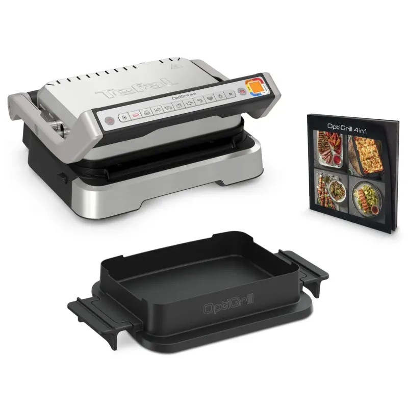 Гриль-барбекю электрический Tefal OptiGrill 4in1 GC774D30