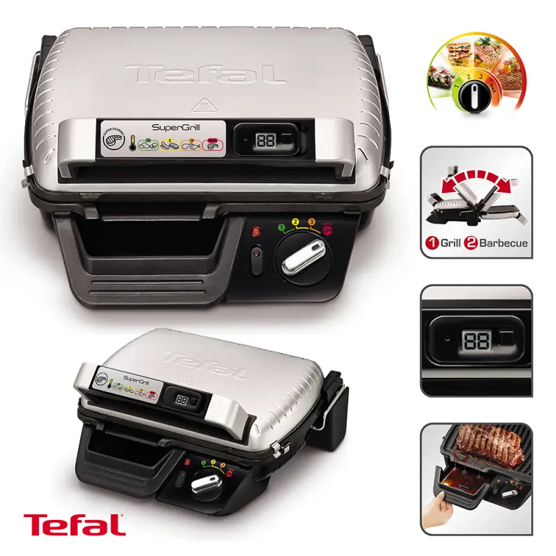 Гриль-барбекю электрический Tefal GC451B12