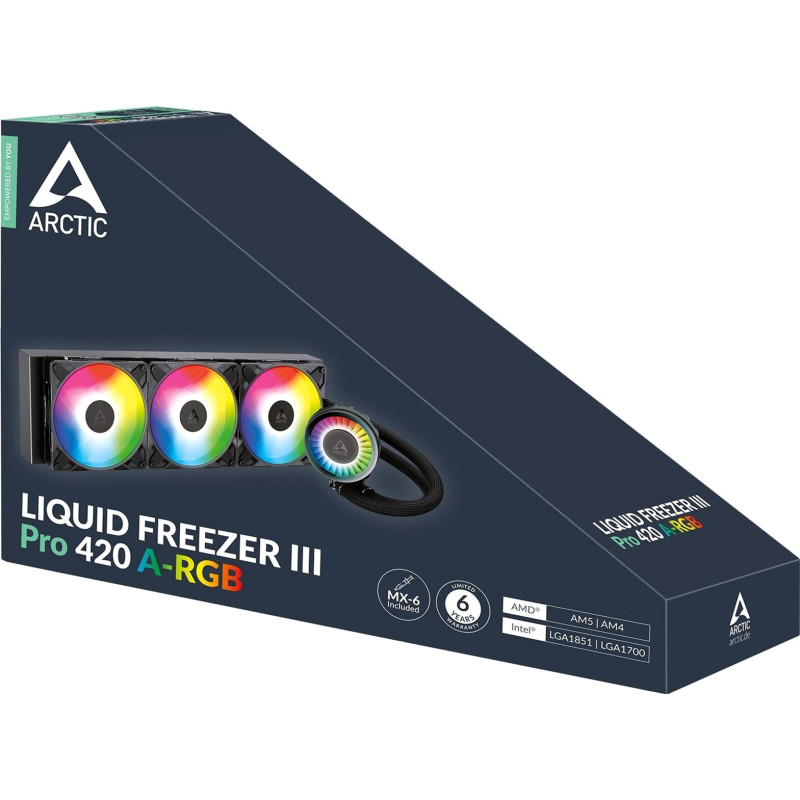 Arctic Liquid Freezer III Pro 420 A-RGB (ACFRE00185A) Black