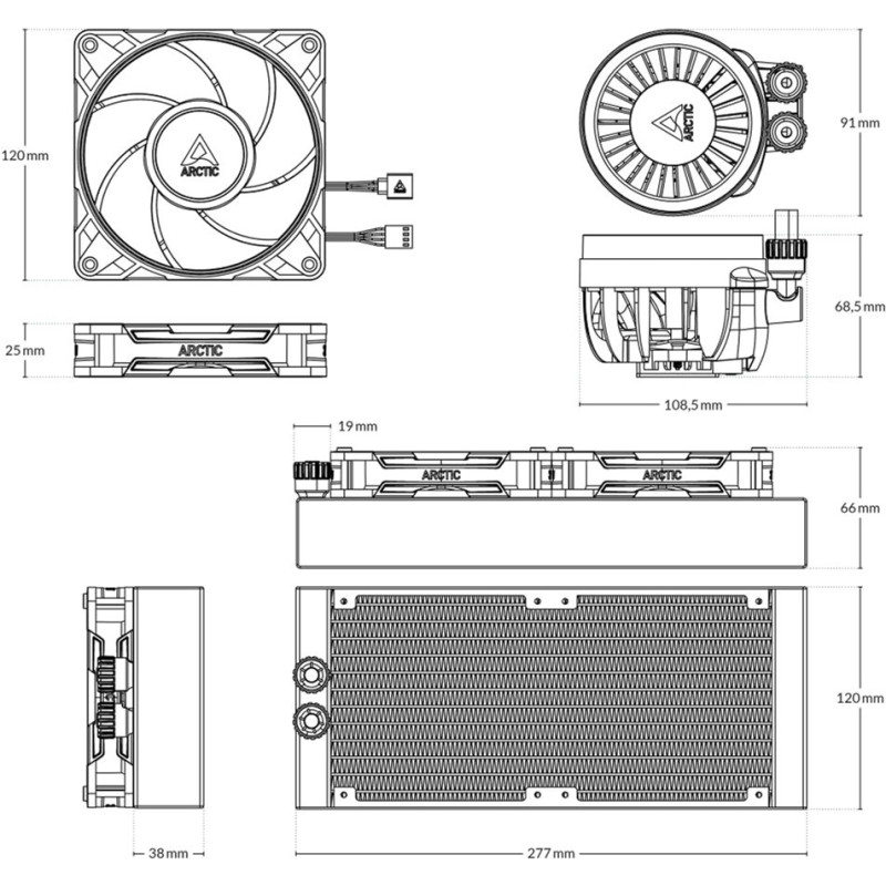 Arctic Liquid Freezer III Pro 240 (ACFRE00178A)