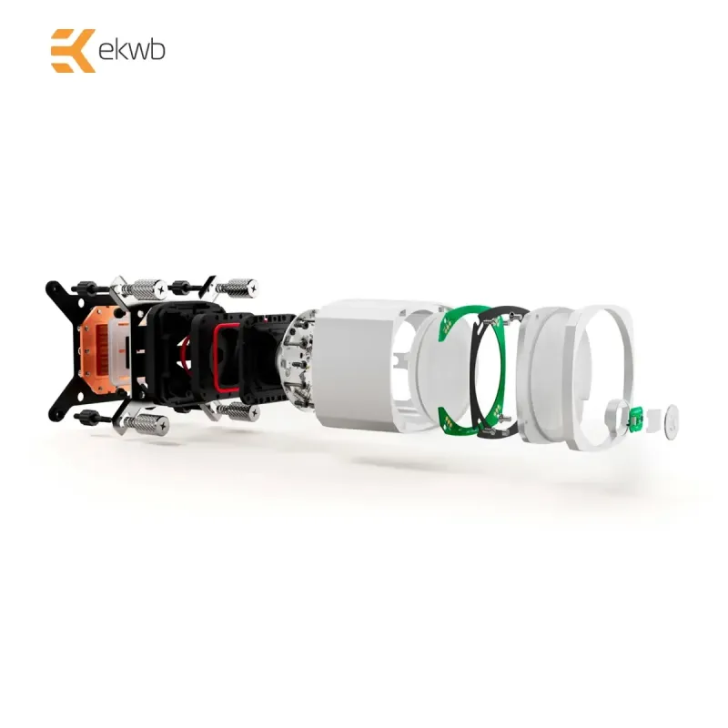 EKWB EK-Nucleus AIO CR240 Lux D-RGB White (3831109897843)