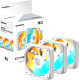 GIGABYTE EZ CHAIN RVS FAN 120 ICE (GP-GBT EZRVSFAN1203 ICE)