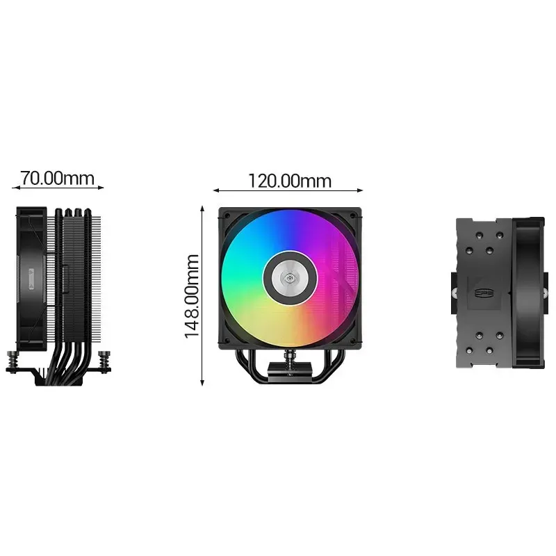 PCCOOLER RT400 ARGB BK