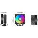 PCCOOLER RT400 ARGB BK