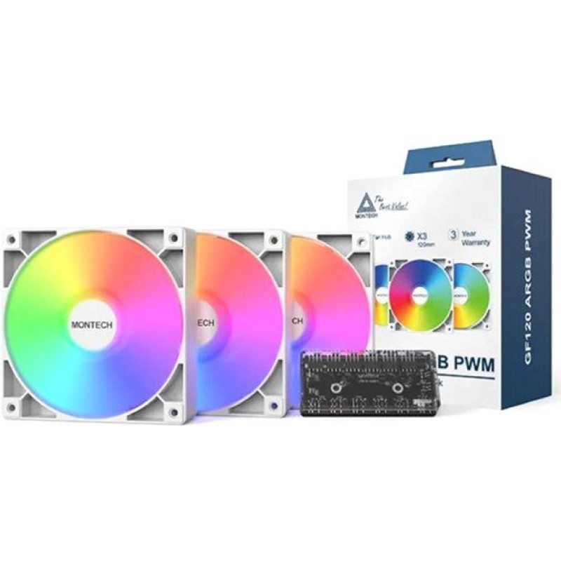 MONTECH GF120R V2 ARGB PWM 3I1(W)