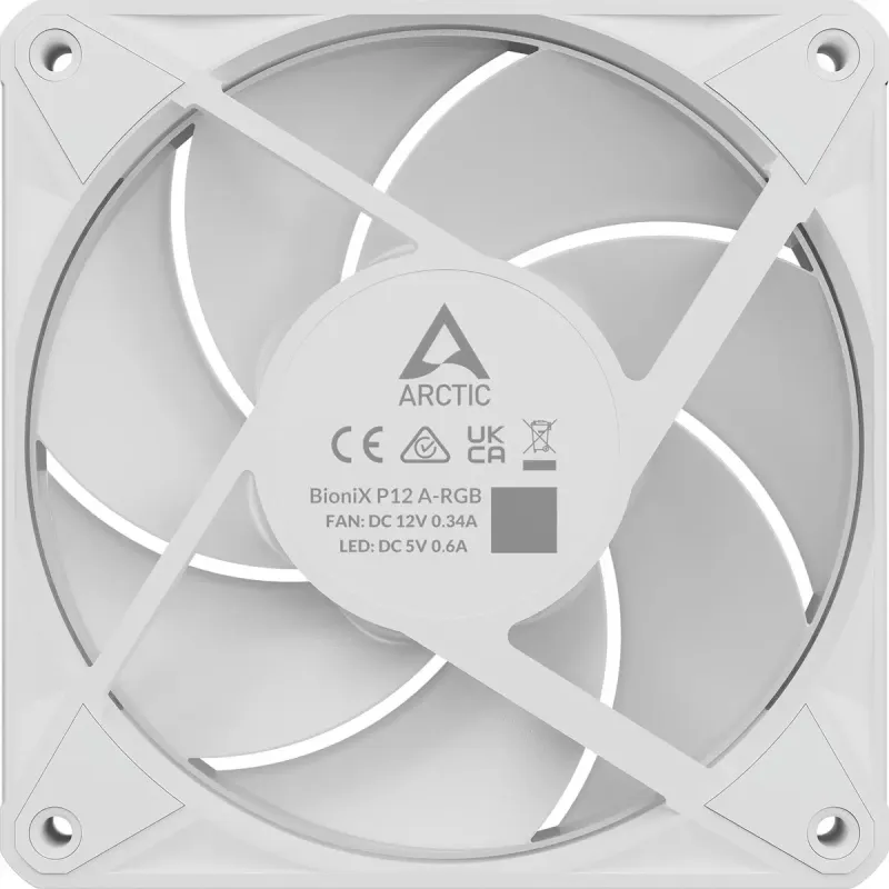 Arctic BioniX P12 A-RGB 120MM 3-PACK White (ACFAN00338A)