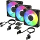 Arctic BioniX P12 A-RGB Black 3pcs (ACFAN00337A)
