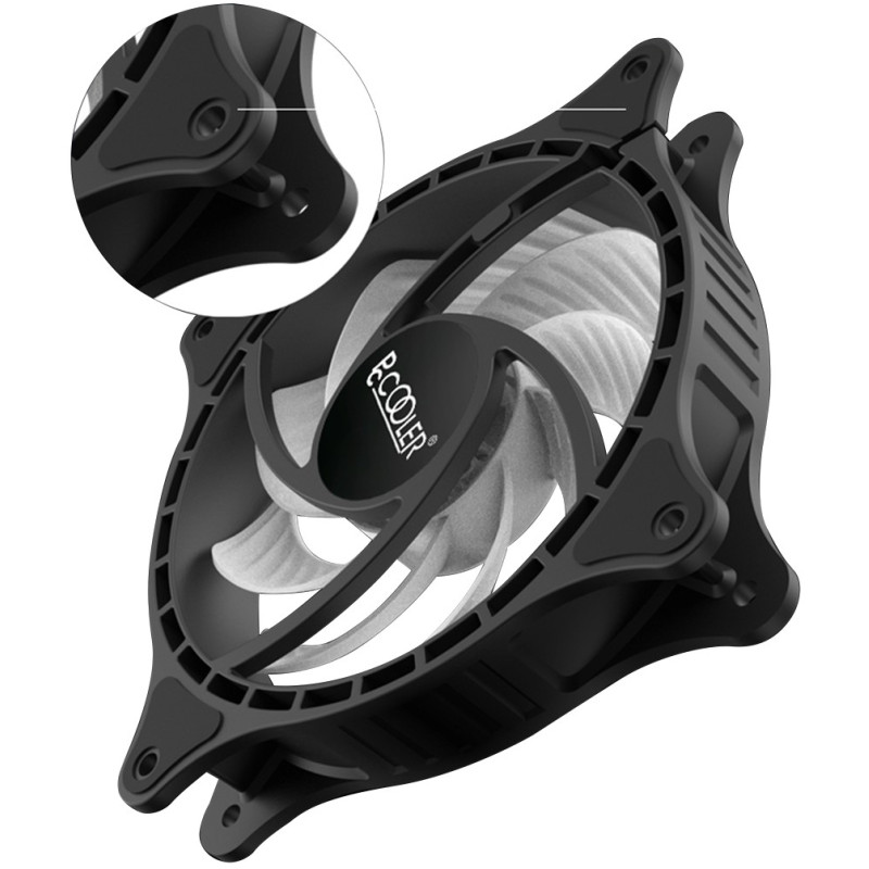PCCOOLER FX 120 ARGB BK 3in1