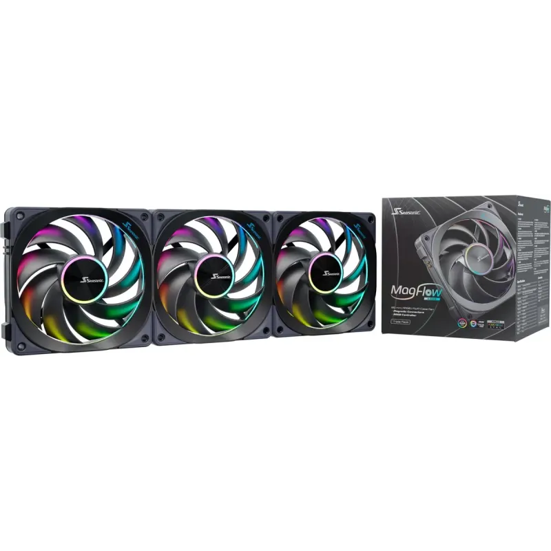 SeaSonic MagFlow 120 ARGB 3-pack (MAGFLOW-ARGB-3)