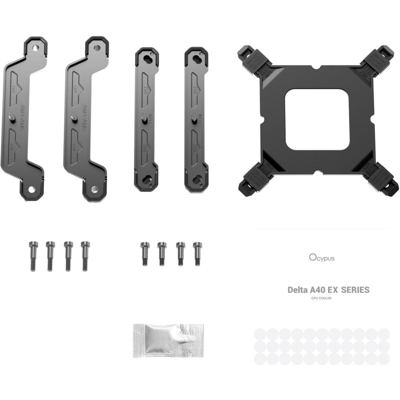 Ocypus Delta A40 EX ARGB (DELTA-A40-BK1NAWN00E-GL) Black