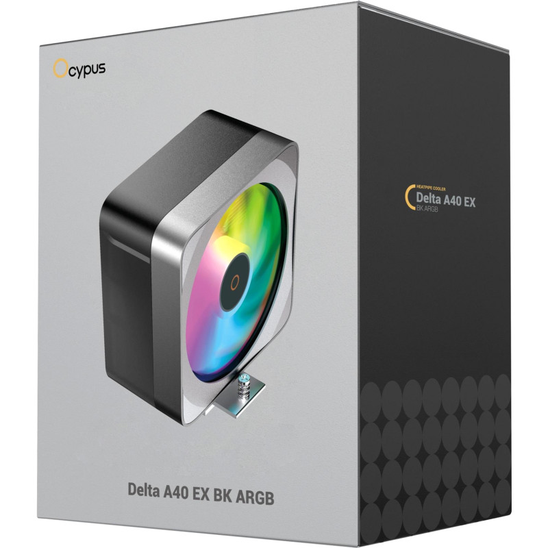 Ocypus Delta A40 EX ARGB (DELTA-A40-BK1NAWN00E-GL) Black