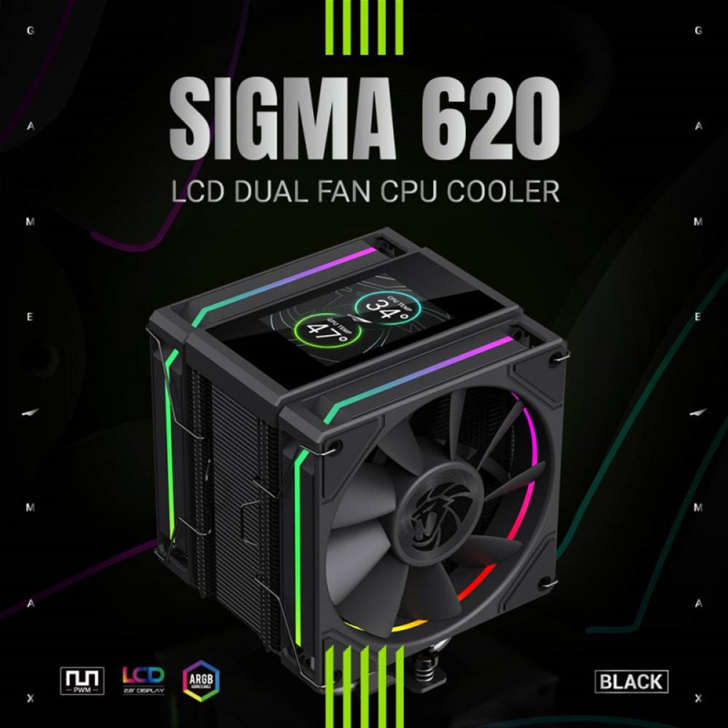 GameMax Sigma 620 Black (SIGMA 620 BK)