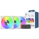 MONTECH METALPRO12 ARGB 3PACK (W)