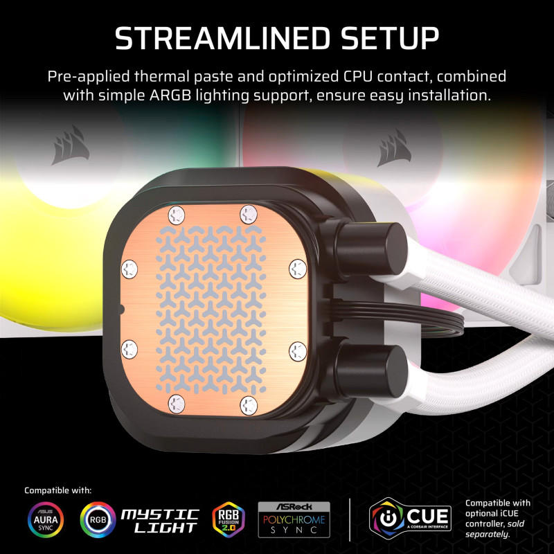 Corsair Nautilus 360 RS ARGB White (CW-9060095-WW)