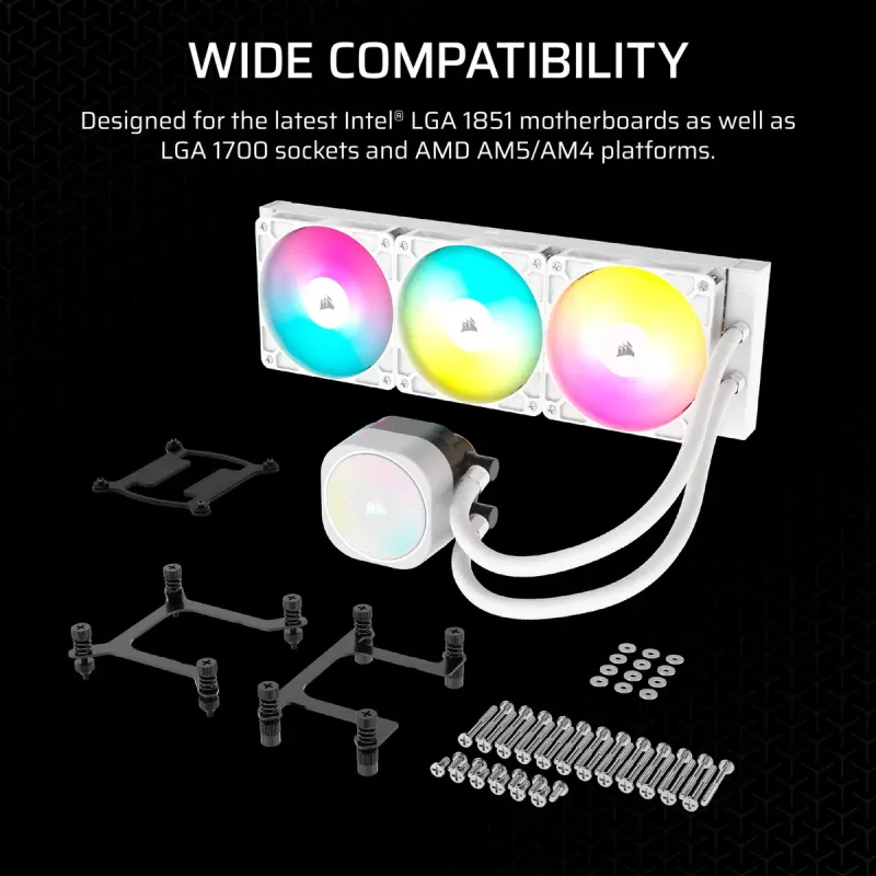 Corsair Nautilus 360 RS ARGB White (CW-9060095-WW)