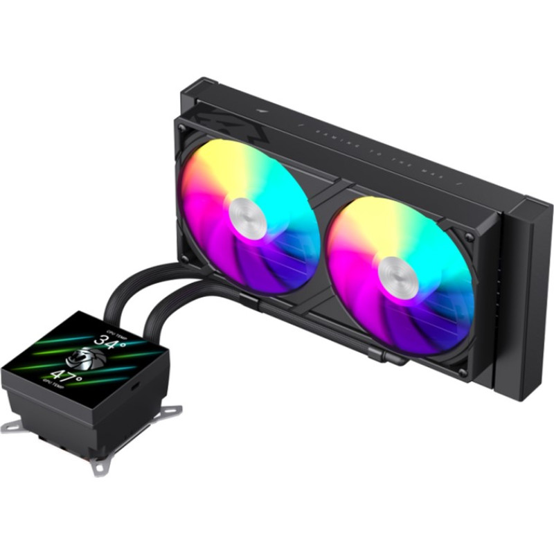 GameMax Glacier 240 LCD BK