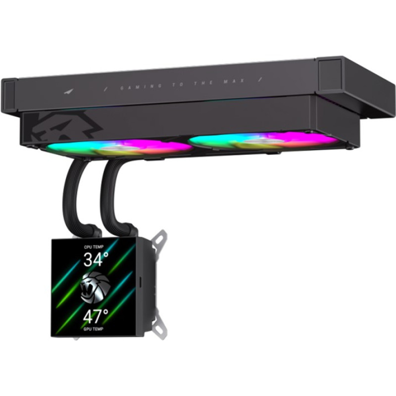 GameMax Glacier 240 LCD BK