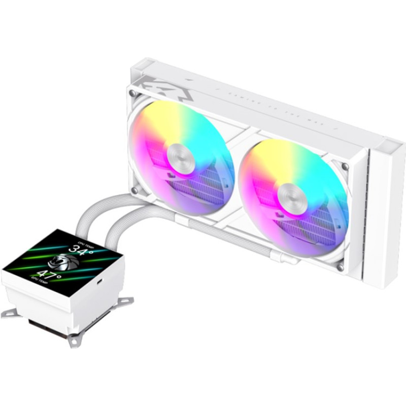 GameMax Glacier 240 LCD WH