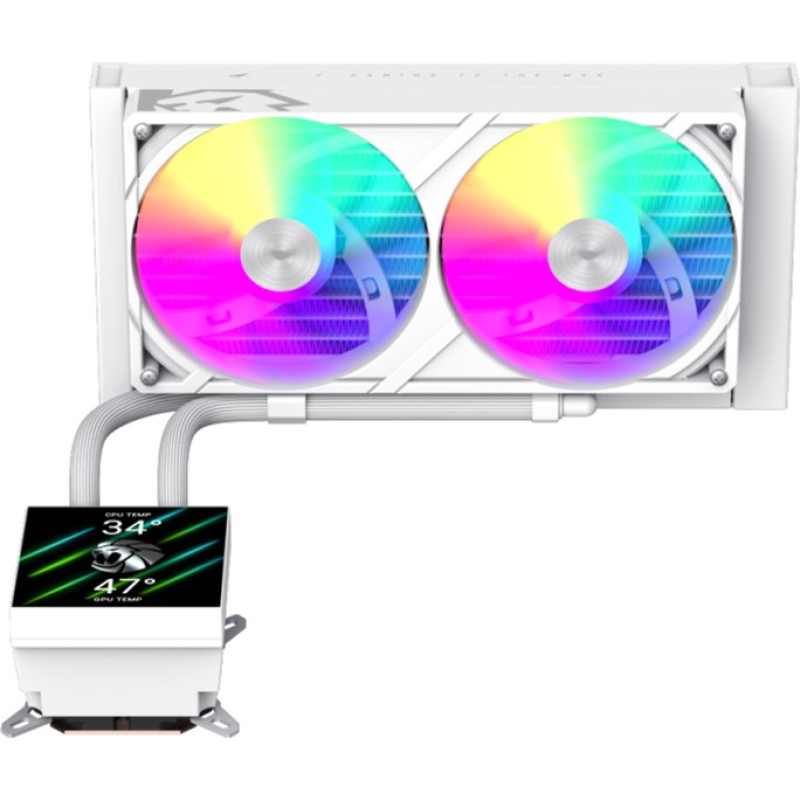 GameMax Glacier 240 LCD WH