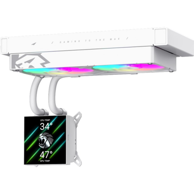 GameMax Glacier 240 LCD WH