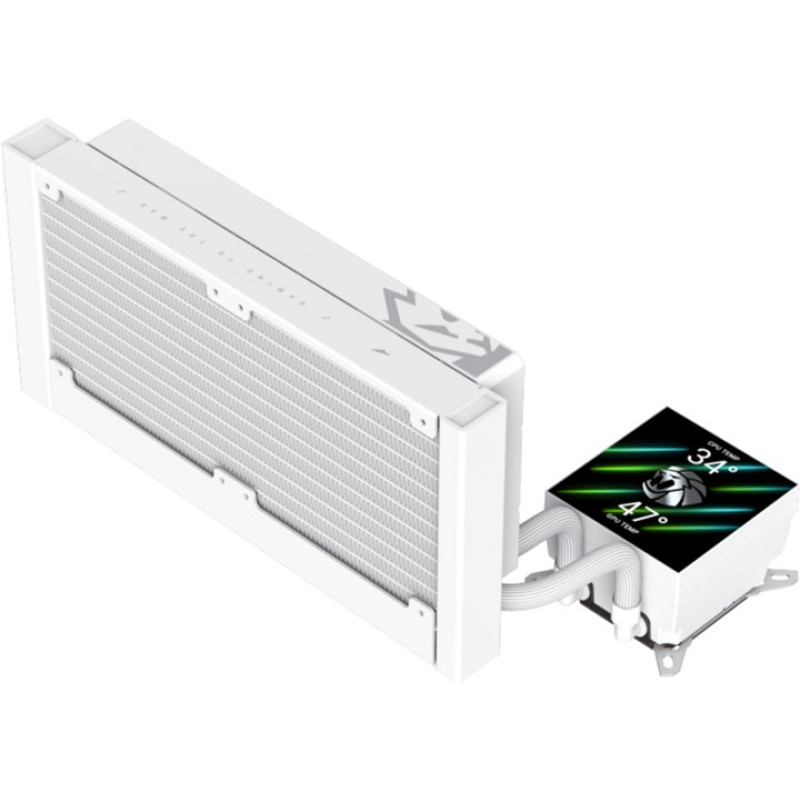 GameMax Glacier 240 LCD WH