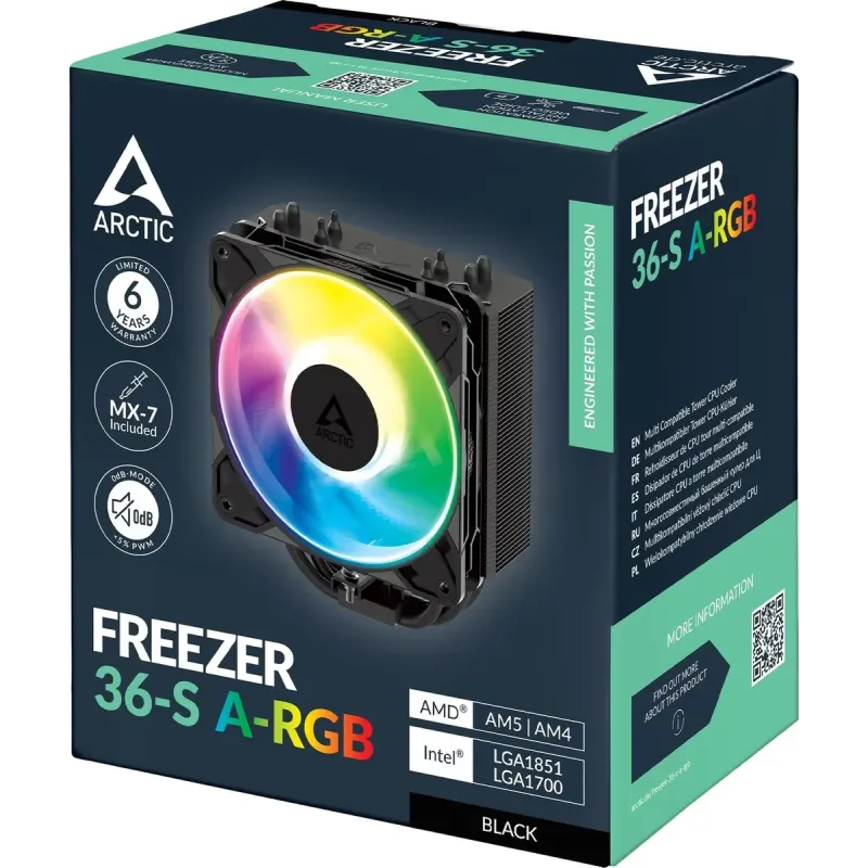 Arctic Freezer 36S A-RGB Black (ACFRE00198A)