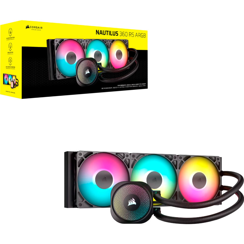 Corsair Nautilus 360 RS ARGB Black (CW-9060093-WW)