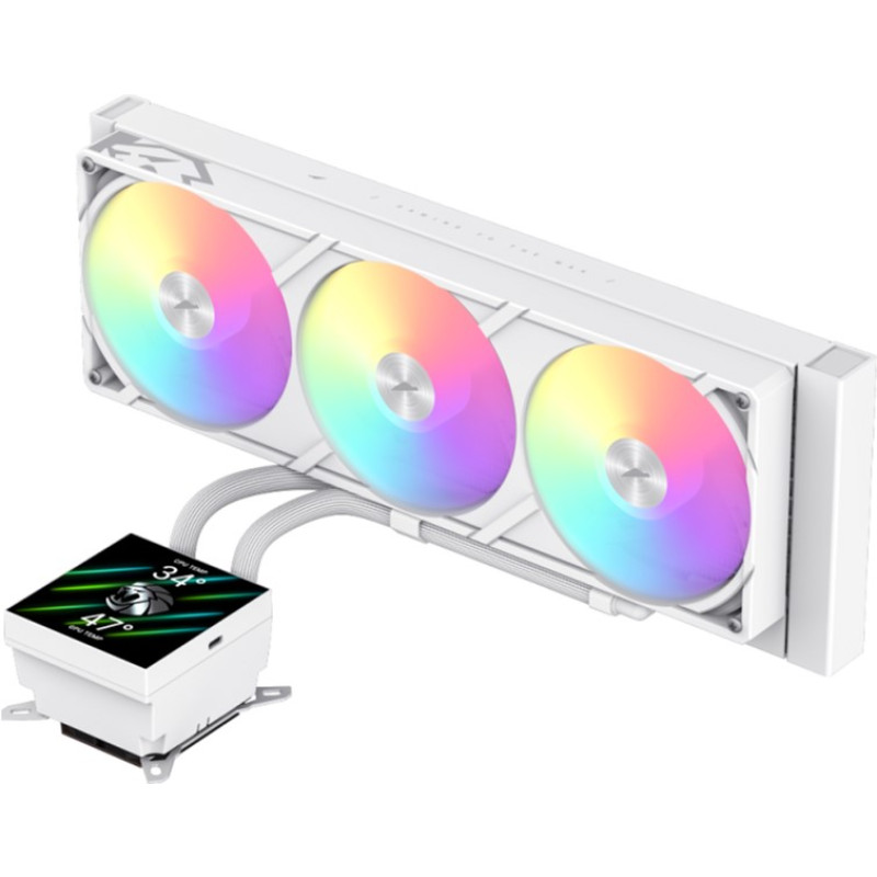 GameMax Glacier 360 LCD WH