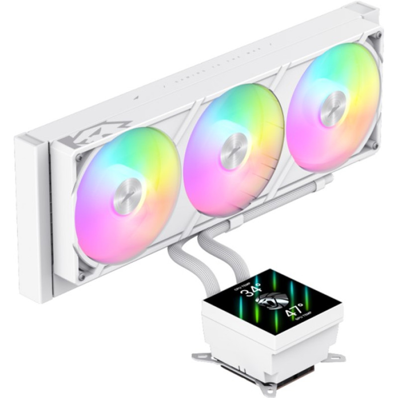 GameMax Glacier 360 LCD WH