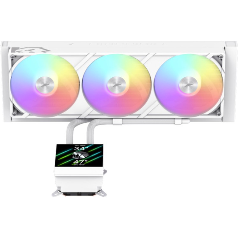 GameMax Glacier 360 LCD WH