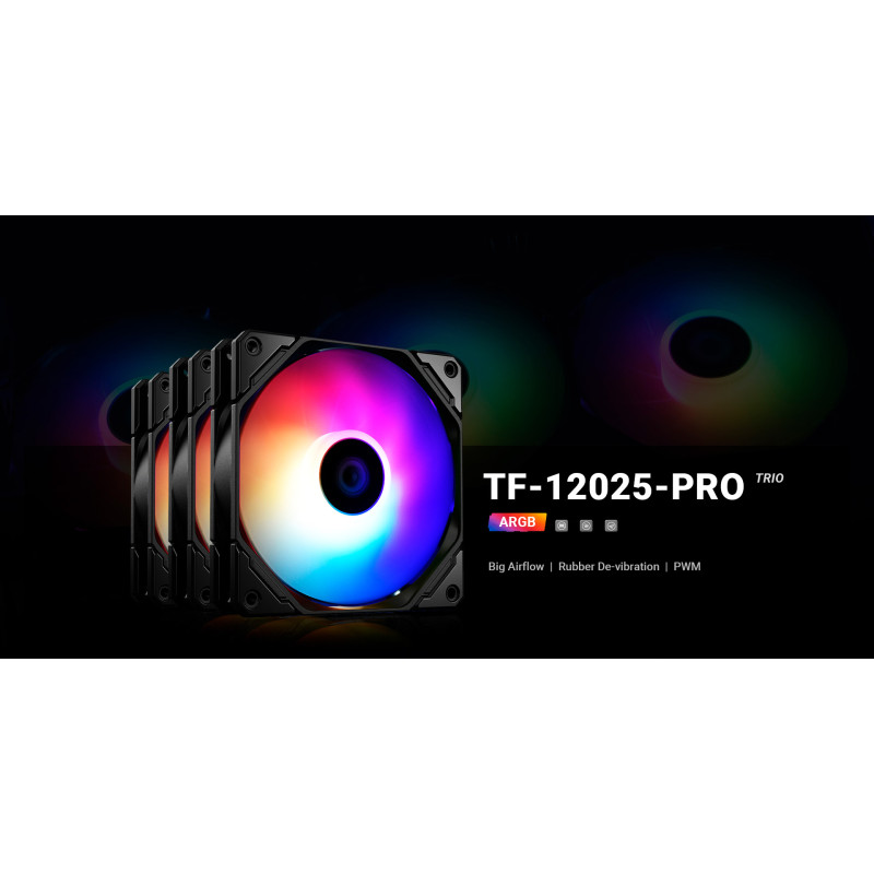 ID-Cooling  TF-12025-PRO-ARGB TRIO