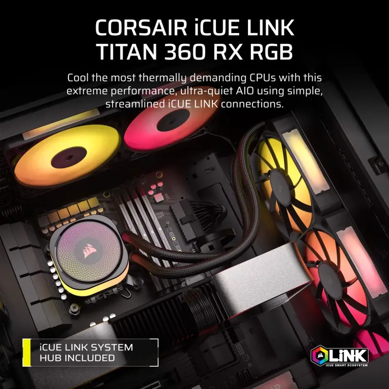 Corsair iCUE LINK TITAN RX RGB Black (CW-9061018-WW)