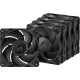 Arctic P12 Pro PST LN Black 5-Pack (ACFAN00350A)