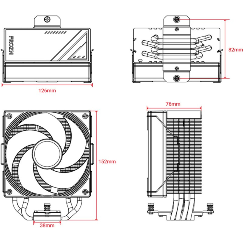 ID-Cooling FROZN A410 SE ARGB