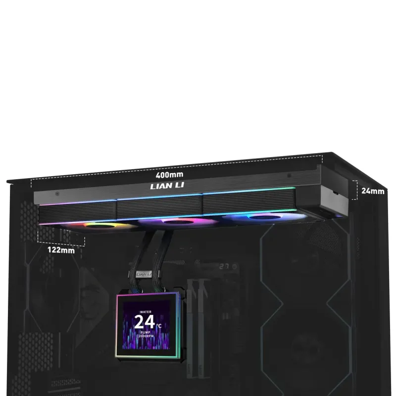 Lian Li HydroShift II LCD-S 360CL Black (G89.GHS2LCDS36CB.00)